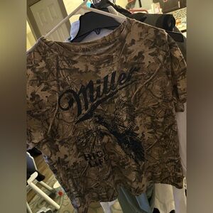 Miller Camo Graphic T-Shirt